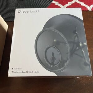 Lock+ Matte Black Invisible Smart Lock